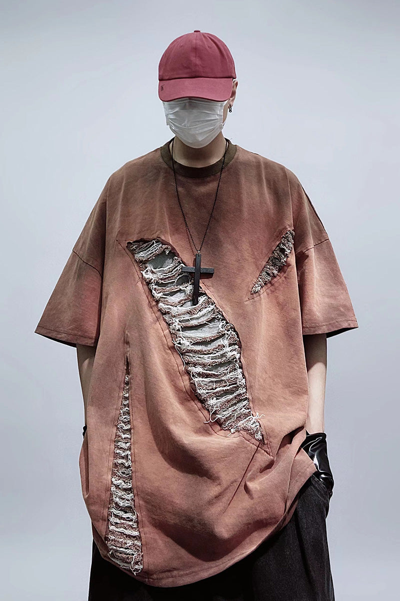 UUC-T02 Ripped Dye Tee